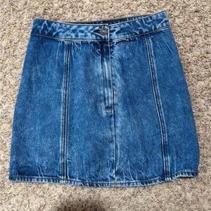 American eagle highest rise Jean skirt